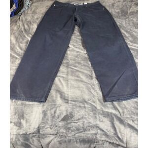Anchor‎ Blue Baggy Jeans Mens Size 40x32 Blue Cotton Denim Casual Pants